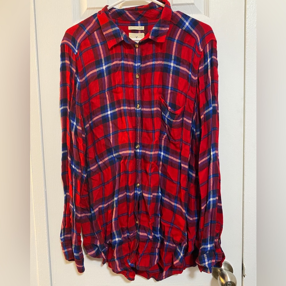 American Eagle Super Soft Flannel Shirt